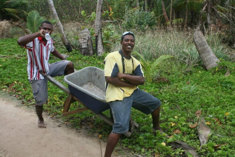 People are always willing to give you a ride on Little Corn Island
