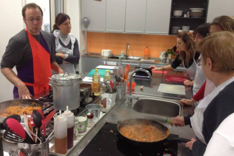 Andre teaches us all how to make penne pasta with sausage, pumpkin and fennel, pizzettes; tiramisu.