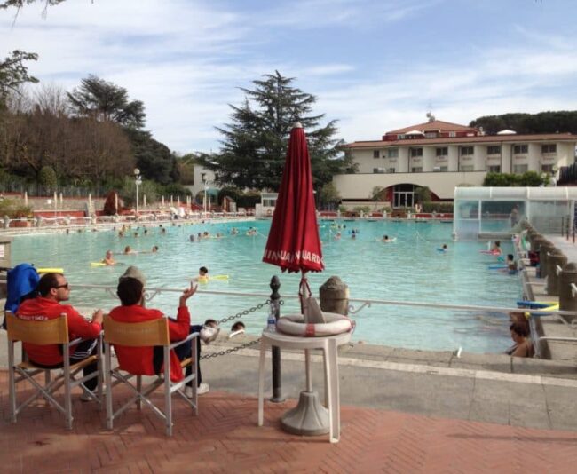 These thermal pools have been around since the 3rd century and attracted sitting popes.