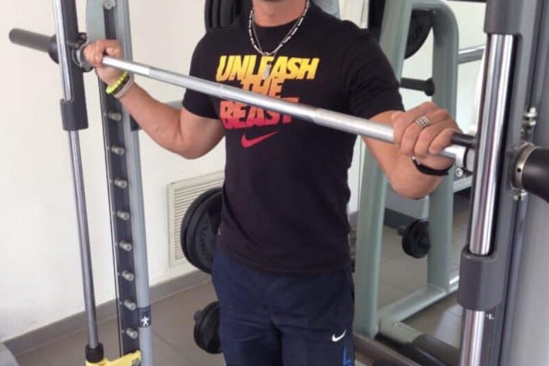 My trainer, Fabrizio, worked in the U.S. for nearly a year.