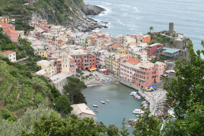 Less than three years ago, a mudslide that killed nine buried Vernazza. Today, it's again the prettiest town in Cinque Terre.