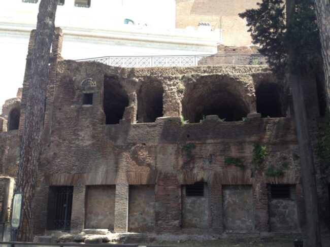 This building is an example of squalid conditions the massive poor population lived in during Ancient Rome.