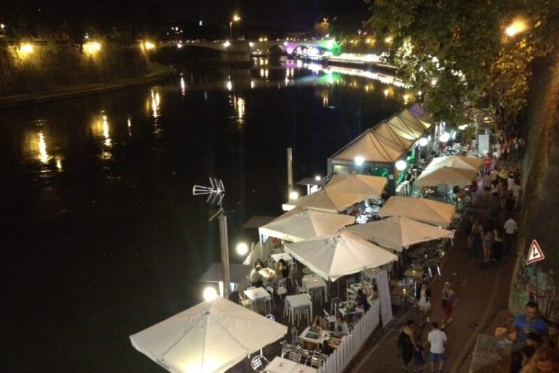 For 12 straight summers, Rome has lined the Tiber River with temporary restaurants, bars, boutiques and art galleries.