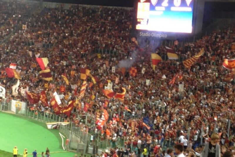 Curva Sud's vicious fans were unusually well behaved for A.S. Roma's season opener Saturday night.