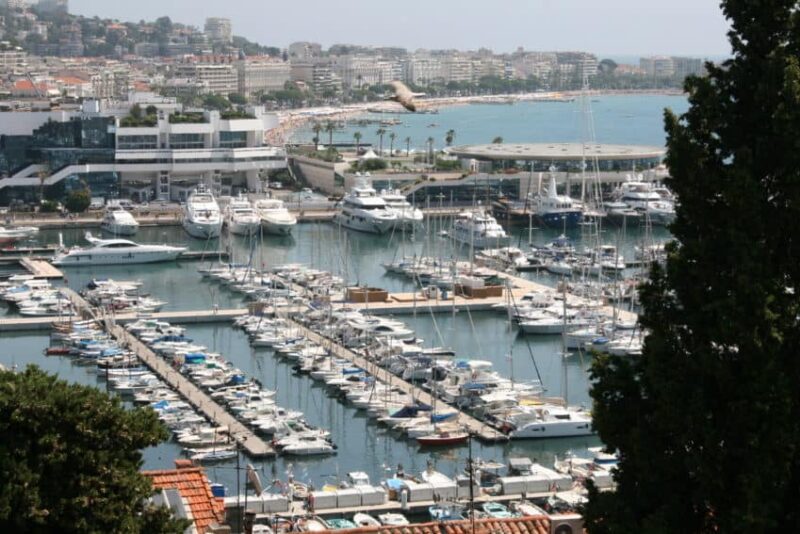Cannes' harbor is right next to Le Palais where they hold the film festival every May.