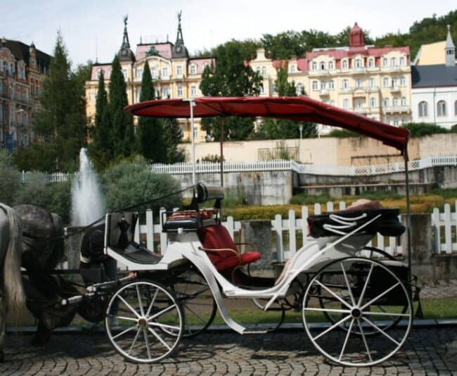 Marianske Lazne's healing mineral waters have treated the rich and famous since the early 20th century.