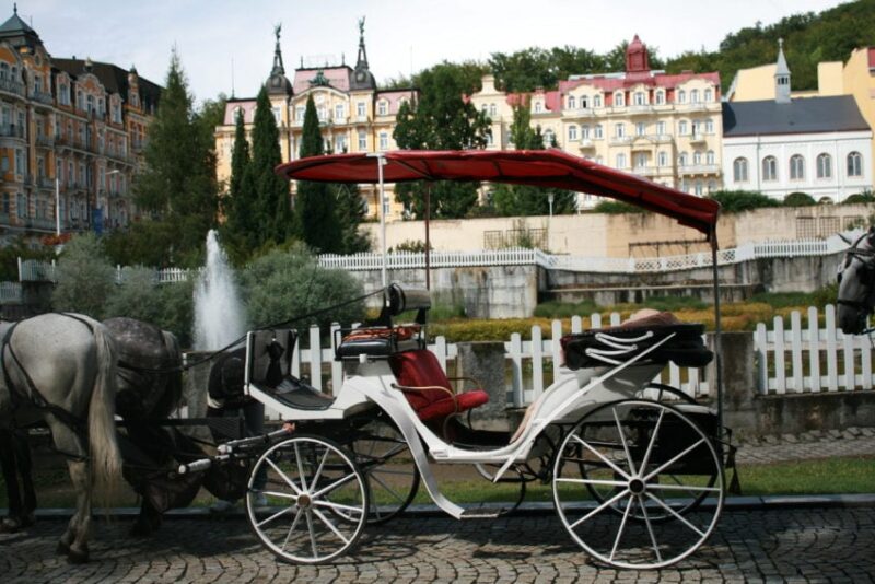 Marianske Lazne's healing mineral waters have treated the rich and famous since the early 20th century.