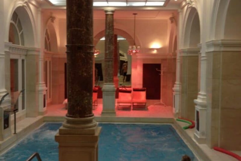The spa in the five-star Nove Lazne hotel has the original Roman-style baths fro 1896 and three separate mineral pools.
