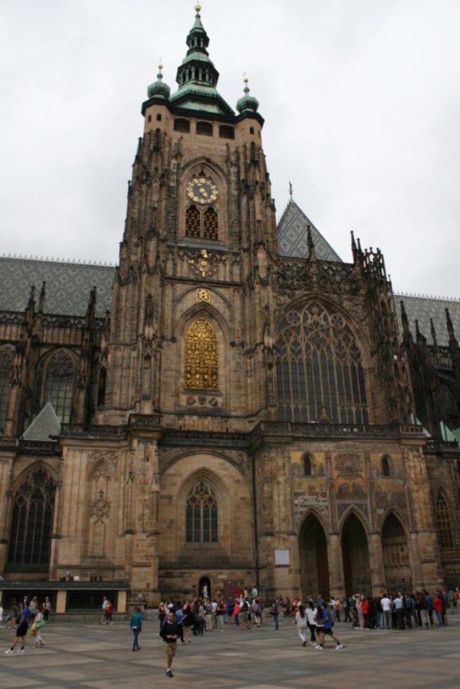 St. Vitus Cathedral is Czech Republic's largest church and is the anchor of Prague Castle.