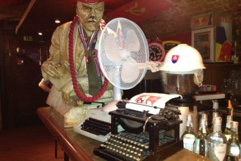 Josef Stalin is a popular figure in Bratislava's KGB bar, which redefines the word "retro."