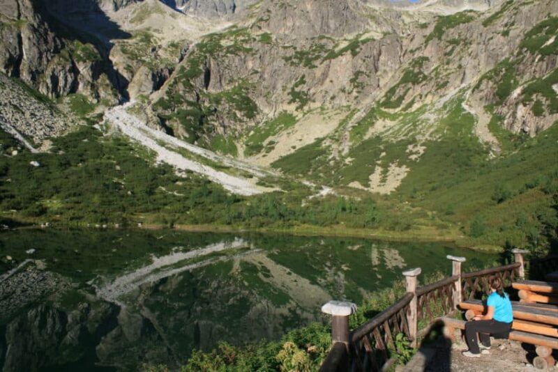 Zelenom pleso ("lake" in Slovak) is what greeted me at the end of my first day's hike, a five-hour uphill slog.