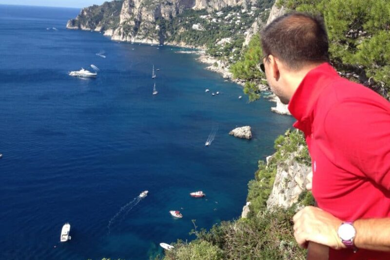 Capri, 27 miles off the coast of Naples, is 4 x 1.8 miles and gets 10,000 visitors a day in summer.