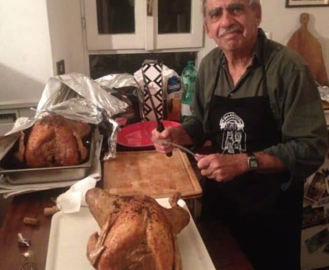 Peter Bloom and his wife Gretchen have been preparing Thanksgiving in Rome for the past 10 years.