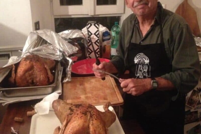 Peter Bloom and his wife Gretchen have been preparing Thanksgiving in Rome for the past 10 years.