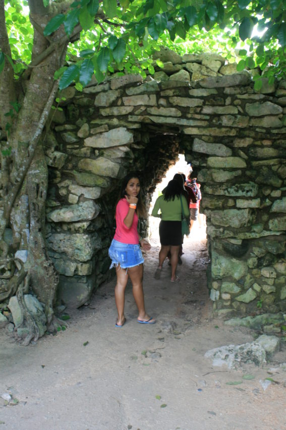 The entry doorway that separated the Mayan haves from the have nots.