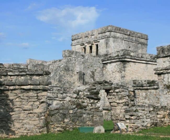 This temple was the center of Tulum's social and execution network from 1200-1500 AD.
