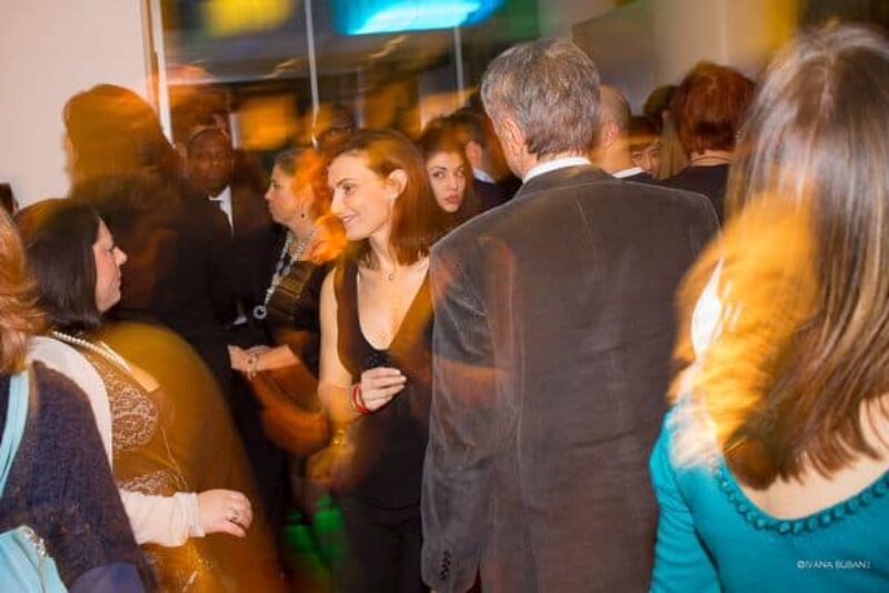 The InterNations Friday night aperitivo at the Radisson Blu was a major gathering of Rome's beautiful people.