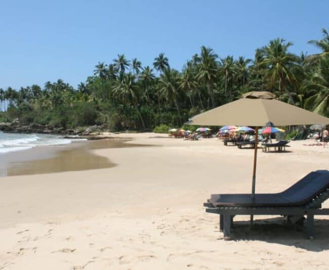 Goyambokka Beach on Sri Lanka's south coast lost only three people in the 2004 tsunami.
