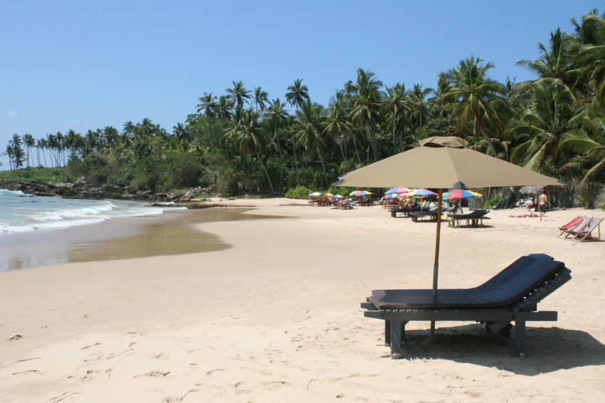 Goyambokka Beach on Sri Lanka's south coast lost only three people in the 2004 tsunami.