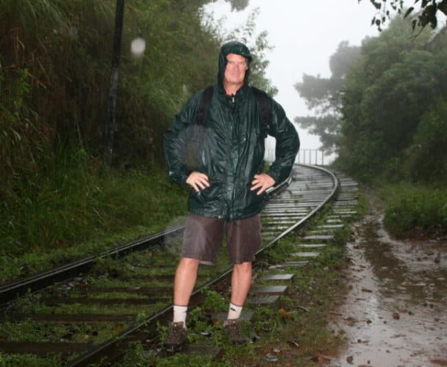 Rain shortened my attempt to climb Ella's Rock and I didn't even get off the beaten "track."