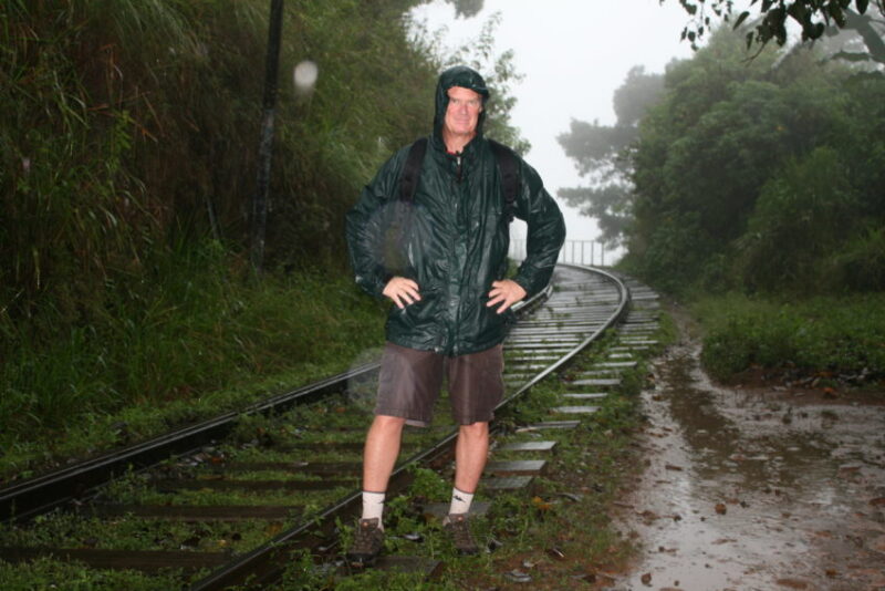 Rain shortened my attempt to climb Ella's Rock and I didn't even get off the beaten "track."