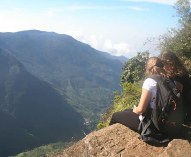 World's End in Horton Plains National Park has an 880-meter drop with no guardrail but the view circumvents the danger.