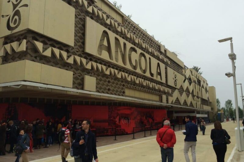 The Angola pavilion is one of 145 countries at Expo 2015 representing 94 percent of the world's population