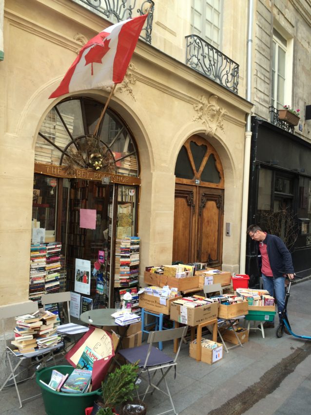 Abbey Bookstore has been selling English-language books on this side street for 25 years.