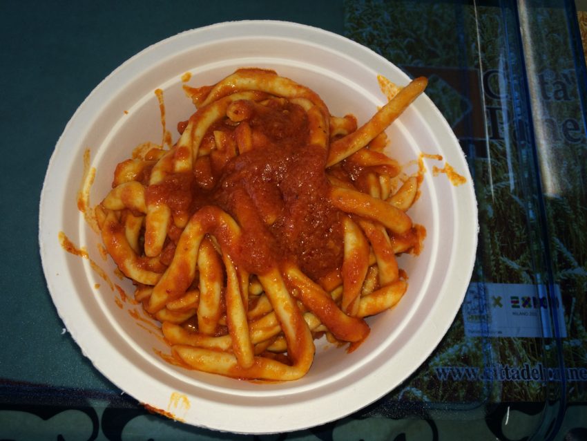 'Nduja pasta from Calabria.
