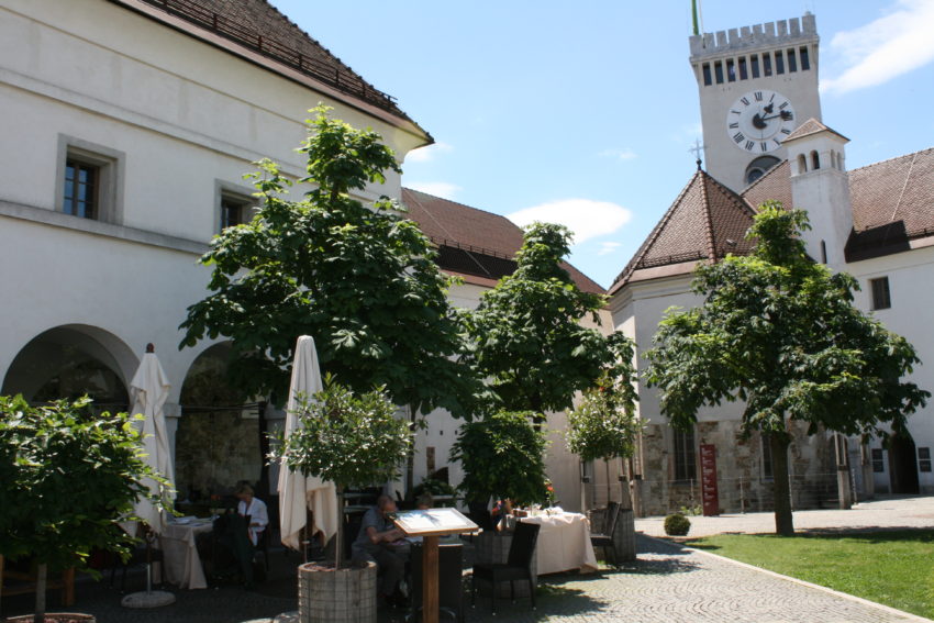Gostilna na Gradu, a restaurant in the castle