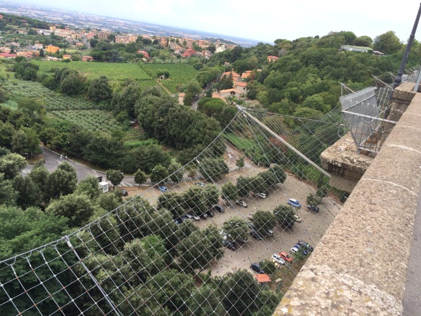 The steel netting put around Ariccia's "Suicide Bridge" didn't prevent one mother and son from killing themselves in May.