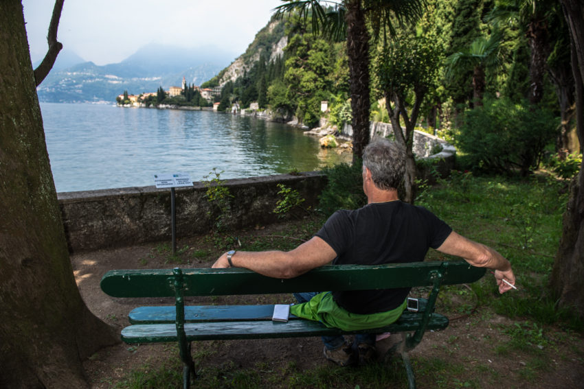 Nope, Lake Como isn't a bad place to reflect on life, which isn't bad on Lake Como. Photo by Marina Pascucci.