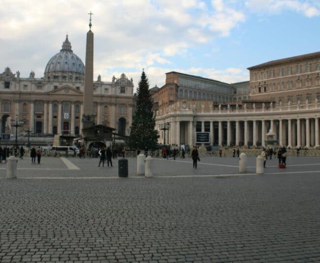 St. Peter's Square after Pope Francis gave the opening speech at the Jubilee. Hotel occupancy is down 20 percent at the start of an event expected to attract 33 million pilgrims.