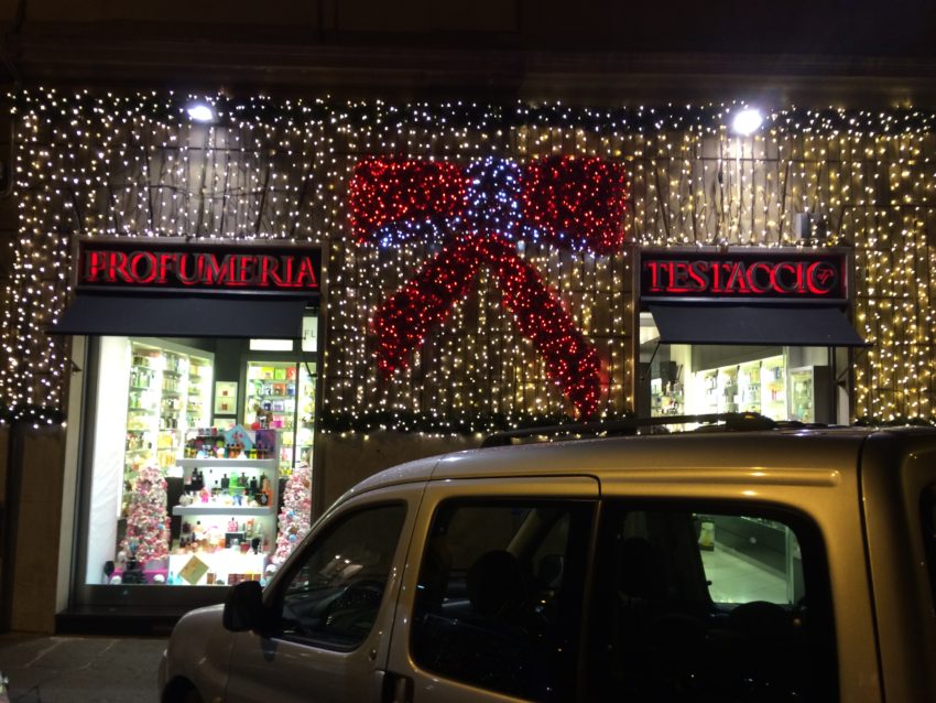 The perfume shop in my Testaccio neighborhood.