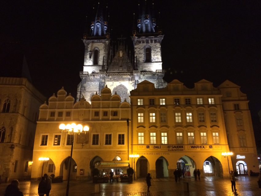 St. Nicholas Church in Old Town Square, Prague's main square since the 10th century.