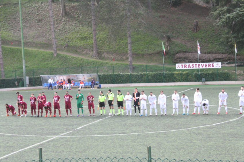 Just before kickoff of FC Trastevere vs. Cynthia.