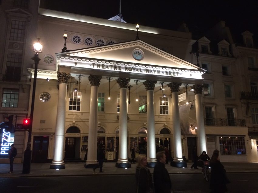 Theatre Royal Market was built in 1821 and is the third-oldest theater in London.
