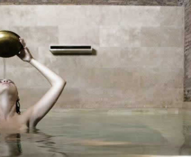 AquaMadre began 10 years ago in Rome's Jewish Ghetto but reflects what thermal baths were like 2,000 years ago.