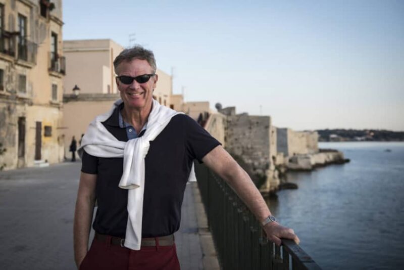 Celebrating my 60th birthday March 29 in Syracuse, Sicily.