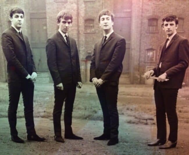 The Beatles began forming behind a Liverpool church in 1957 and in four years became international stars. They've sold an all-time high 600 million records.