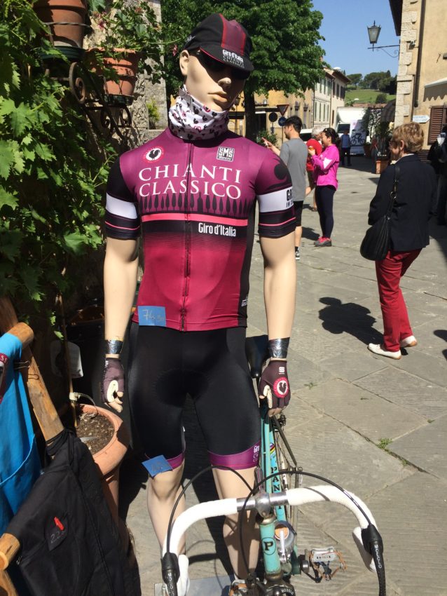 The Giro d'Italia comes through Castellina in Chianti today.