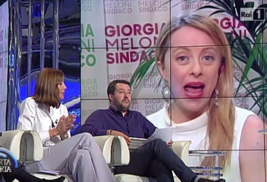 Italian TV consists mostly of a lot of screaming on panel discussions.
