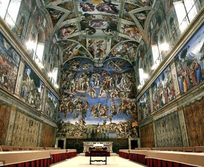 It took Michelangelo 4 1/2 years to paint the ceiling of the Sistine Chapel.