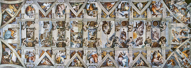 Michelangelo was 33 when he got the ceiling assignment.