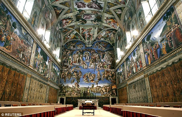 It took him 4 1/2 years to paint the ceiling of the Sistine Chapel.