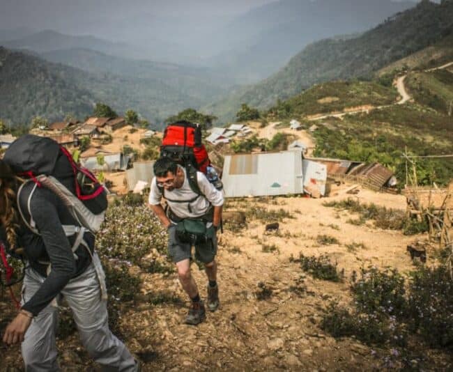 Trekking in Northern Laos isn't very high but it's steep, beautiful and fascinating.