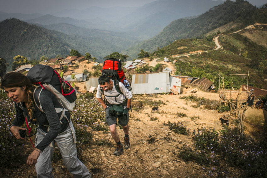 Trekking in Northern Laos isn't very high but it's steep, beautiful and fascinating.