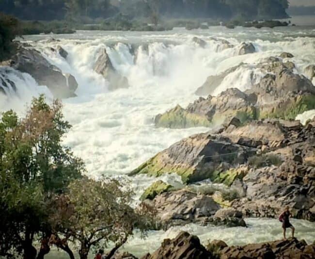 The Khone Phapheng waterfall is one of many in this far south end of Laos.