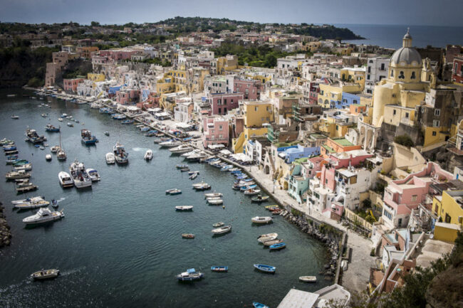 Ten miles north of Capri, Procida is only 1.6 square miles with 12,000 people. Photo by Marina Pascucci