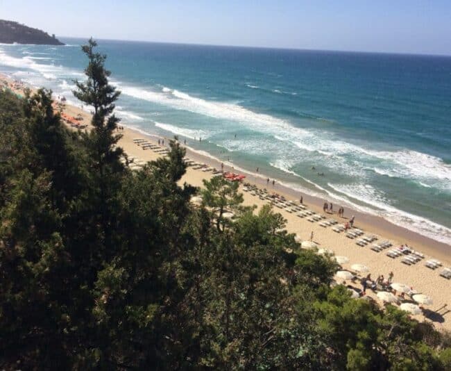 About 80 years ago this area was a swamp. Today, Papardo' is one of the best beaches in Italy.